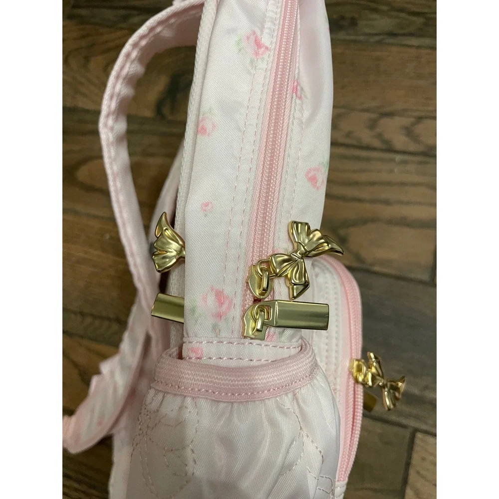 LoveShackFancy x Yoobi Pink Floral Backpack and Insulated Lunch Bag Set NWT